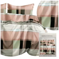 Pościel - POŚCIEL mikrofibra trójwymiarowa stylowa komplet 200x220 3 części HXDD - miniaturka - grafika 1