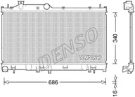 Układ chłodzenia - akcesoria - Chłodnica, układ chłodzenia silnika Denso DRM36021 - miniaturka - grafika 1