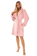 Szlafroki damskie - Szlafrok Luna 2509 Pudrowy Róż - miniaturka - grafika 1