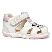 Buty dla dziewczynek - Geox B sandały Zapito Girl, dziewczynki 0-24, Biały różowy, 23 EU - miniaturka - grafika 1