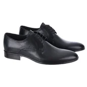 Półbuty męskie - Półbuty męskie Trio 3279-01-A-01-0 CZARNY 42 - miniaturka - grafika 1