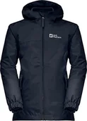 Kurtki i płaszcze dla dziewczynek - Jack Wolfskin Dziewczęca kurtka Iceland 3 w 1, Night Blue, 116 - miniaturka - grafika 1