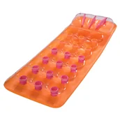 Materace dmuchane i koła do pływania - Dmuchany materac plażowy 188x71cm pomarańczowy Bestway - miniaturka - grafika 1