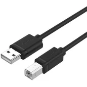 Adaptery i przejściówki - Unitek przewód PREMIUM USB 2.0 Am-Bm 5M Y-C421GBK - miniaturka - grafika 1