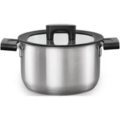 Garnki - Fiskars Garnek 5 l z pokrywką HARD FACE STEEL 1052241) - miniaturka - grafika 1