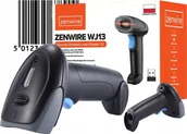 Czytniki kodów kreskowych - Czytnik kodów kreskowych Zenwire Czytnik Skaner Kodów Kreskowych EAN USB Bezprzewodowy 1D Ręczny Zenwire WJ13 - miniaturka - grafika 1