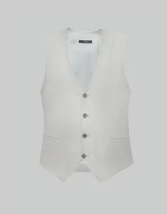 kamizelka pantane slim fit szary - Kamizelki męskie - miniaturka - grafika 1