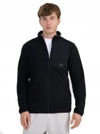 Bluzy męskie - Męski polar 4F bluza polarowa FLEM414 20S czarny XXL - miniaturka - grafika 1