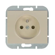 Gniazdka elektryczne - Abex Gniazdo pojedyncze z/u Nova - beż - miniaturka - grafika 1