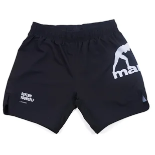 MANTO Spodenki MMA/Grappling Essential Black - Spodnie sportowe męskie - miniaturka - grafika 1