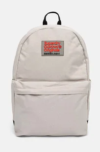 Superdry plecak damski kolor szary duży z aplikacją W9110374A-8PV - Plecaki - miniaturka - grafika 1