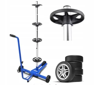 Stojak wózek na koła dla aut osobowych - Akcesoria motoryzacyjne - miniaturka - grafika 1