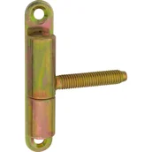 Zawiasy, okucia i inne akcesoria - Zawias 14 x 60 mm ocynk żółty 2 szt. - miniaturka - grafika 1