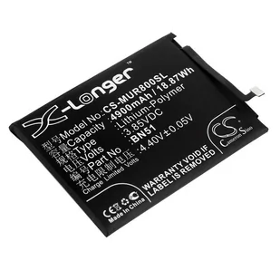 Cameron Sino Xiaomi Redmi 8 BN51 4900mAh 18.87Wh Li-Polymer 3.85V CS-MUR800SL - Baterie do telefonów - miniaturka - grafika 1