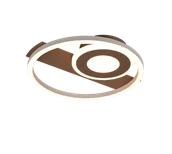 Lampy sufitowe - HORUS R63671165 nowoczesna lampa sufitowa kawowa LED 22W 3000K - miniaturka - grafika 1