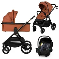 Wózki dziecięce - Wózek Wielofunkcyjny Lionelo Layla  3w1 Brown Rust - miniaturka - grafika 1