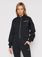 Bluzy damskie - Converse Bluza 10022978-A01 Czarny Regular Fit - miniaturka - grafika 1