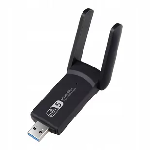 Karta Sieciowa Wi-Fi 5 Adapter Usb 3.0 1300Mbps - Pozostałe akcesoria sieciowe Karta Sieciowa Wi-Fi 5 Adapter Usb 3.0 1300Mbps - Pozostałe akcesoria sieciowe - miniaturka - grafika 1