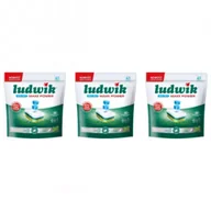 Środki do zmywarek - Ludwik Tabletki do zmywarek All in 1 Maxx Power Mint Zestaw 3 x 41 szt. - miniaturka - grafika 1