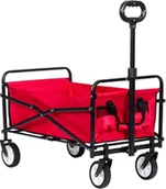 Taczki - Wózek ogrodowy ModernHome by Multistore 48 x 90 cm czerwony (TC-005 RED) - miniaturka - grafika 1