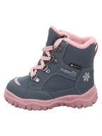 Botki damskie - superfit Botki zimowe "Husky" w kolorze niebieskim - miniaturka - grafika 1