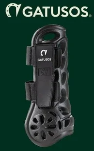 GATUSOS Ochraniacze przód DELUXE AIR - czarny - Akcesoria jeździeckie - miniaturka - grafika 1