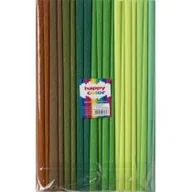 Powieści - GDD Bibuła marszczona Happy Color tonacja zielona 5905130004643 - miniaturka - grafika 1