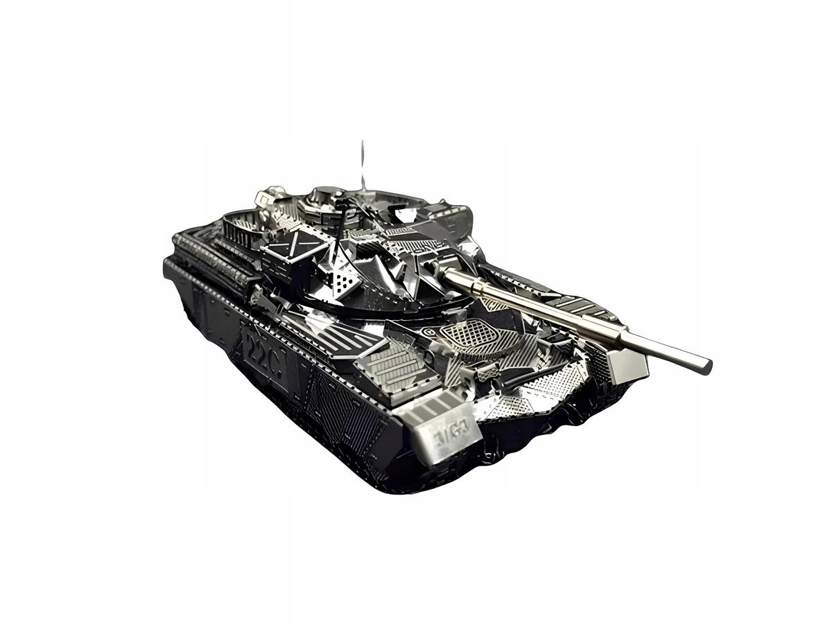 Czołg DIY 3D metalowy zestaw Chieftain MK50 1:100 model kolekcjonerski do s