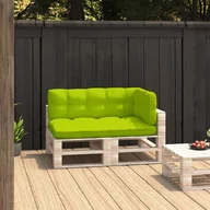 Poduszki ogrodowe - vidaXL Poduszki na sofę z palet, 3 szt., jasnozielone - miniaturka - grafika 1