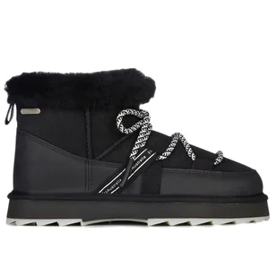 Buty Emu Australia Blurred Micro W13129BLAK - czarne - Botki damskie - miniaturka - grafika 1