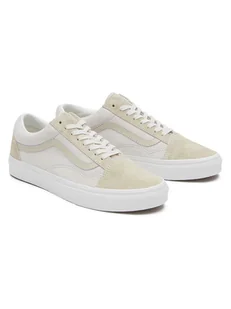Vans Skórzane sneakersy "Old Skool" w kolorze beżowym - Trampki damskie - miniaturka - grafika 1
