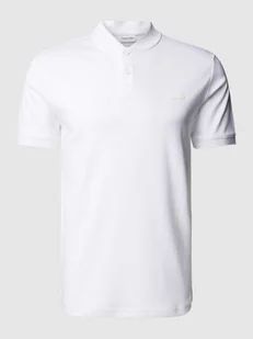Koszulka polo o kroju slim fit ze stójką - Koszulki męskie - miniaturka - grafika 1