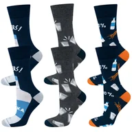 Skarpetki damskie - Zestaw 3x Skarpetki męskie kolorowe SOXO GOOD STUFF Vodka Prezent - 40–45 - miniaturka - grafika 1