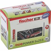 Akcesoria do elektronarzędzi - Fischer Fischer DUOPOWER 5x25 S PH LD 50pcs (535462) - miniaturka - grafika 1
