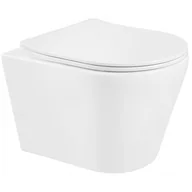 Miski WC - Miska WC Rimless z deską wolnoopadającą slim MEXEN Rico, biała - miniaturka - grafika 1
