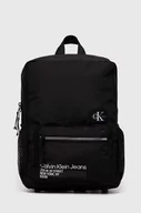 Plecaki szkolne i tornistry - Calvin Klein Jeans plecak dziecięcy kolor czarny duży gładki - miniaturka - grafika 1
