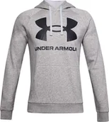 Bluzy męskie - Under Armour Bluza męska Rival Fleece Big Logo Hd szara r. M 1357093 011 - miniaturka - grafika 1