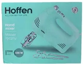 Miksery - Mikser ręczny Hoffen 400W miętowy wymienne końcówki, regulacja prędkości - miniaturka - grafika 1