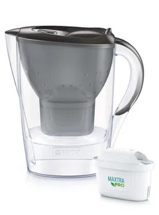 Brita Czajnik - Dzbanek z filtrem Marella Cool Memo, pojemność 2,4 l, filtr MX PRO, grafit 1052794 - Dzbanki filtrujące - miniaturka - grafika 1