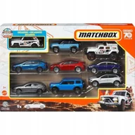 Samochody i pojazdy dla dzieci - Matchbox Adventures World Tour 70 lecie Zestaw 9 Autek Resoraków HPN18 - miniaturka - grafika 1