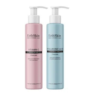 ErthSkin London Podwójny żel oczyszczający Duo Żele do mycia twarzy 1 ct Damski - Żele do mycia twarzy - miniaturka - grafika 1