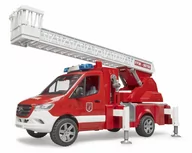 Samochody i pojazdy dla dzieci - Wóz strażacki Mercedes Benz Sprinter z drabiną i światłami - miniaturka - grafika 1