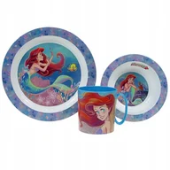 Kubki dla dzieci - ZESTAW OBIADOWY mikrofalówka Syrenka Arielka 20804 - miniaturka - grafika 1