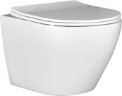 Miski WC - Volta Miska WC wisząca bezkołnierzowa z deską wolnoopadającą - miniaturka - grafika 1