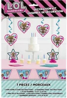 Urodziny dziecka - Zestaw dekoracji LOL Surprise - 7 szt. - miniaturka - grafika 1