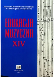 Edukacja muzyczna XIV - Książki o kulturze i sztuce - miniaturka - grafika 1