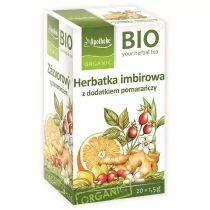 Apotheke HERBATKA IMBIR - POMARAŃCZA BIO 20 x 1,5 g - - Herbata - miniaturka - grafika 2