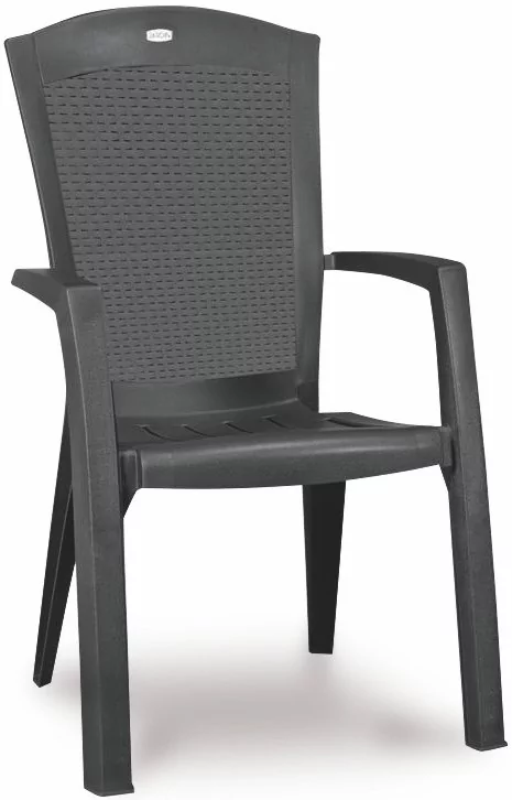 Curver Zestaw 4x Krzesło ogrodowe Minnesota szare