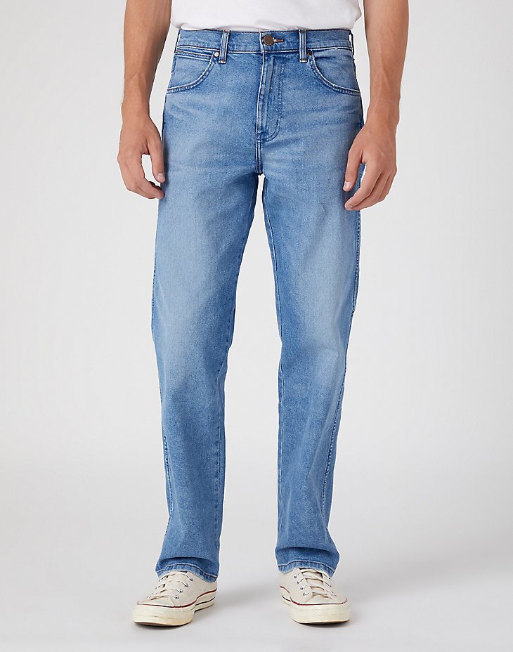 Męskie spodnie jeansowe proste Wrangler FRONTIER W36 L34