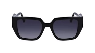 KARL LAGERFELD KL6098S Okulary przeciwsłoneczne, czarne, jeden rozmiar dla kobiet, czarny, rozmiar uniwersalny - Okulary przeciwsłoneczne - miniaturka - grafika 1